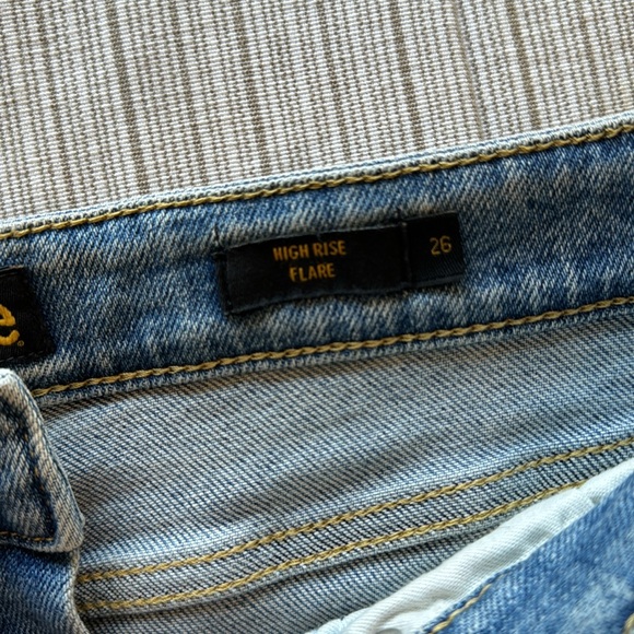 Lee high-rise flare stretch jeans, 26 waist - Picture 3 of 7